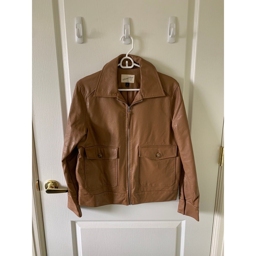 Universal Threads brown leather jacket